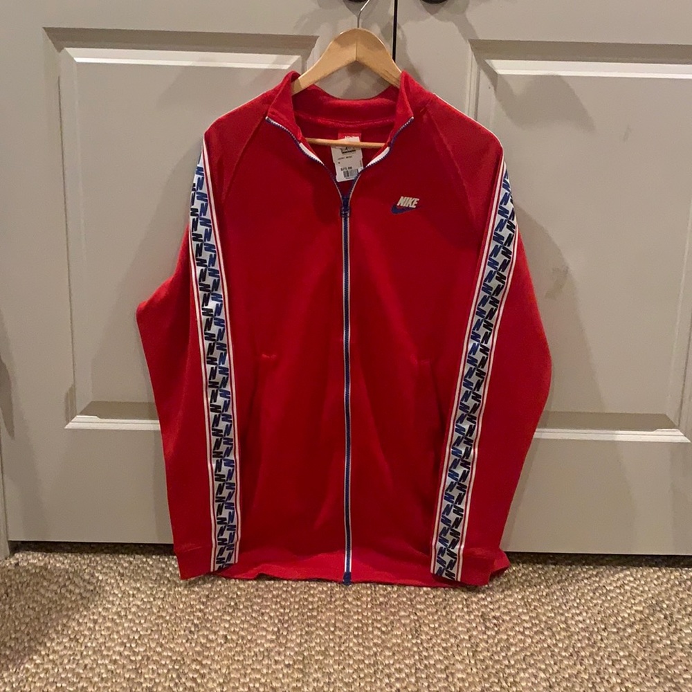 Nike zip up track jacket